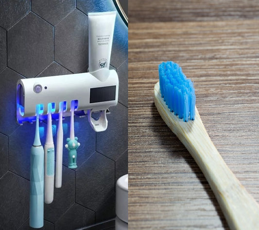 Toothpaste Dispenser®️ + ¡ GRATIS UN CEPILLO DE BAMBO!